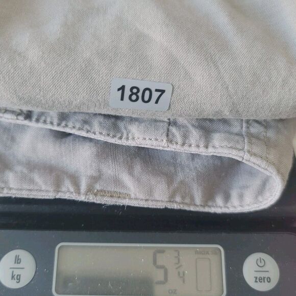 J. Jill Linen Blend Taupe Stretch Chino 11" Shorts Size 0 Petite - Picture 9 of 9